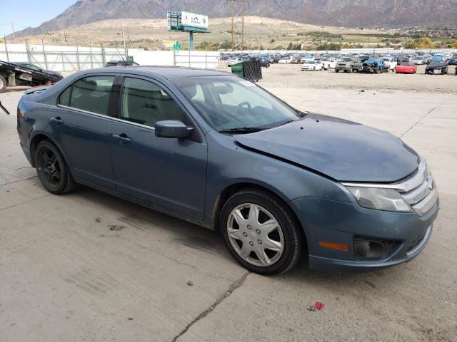 3FAHP0HA8BR335172 - 2011 FORD FUSION SE BLUE photo 4