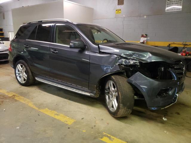 4JGDA5HBXEA268231 - 2014 MERCEDES-BENZ ML 350 4MATIC BLUE photo 4