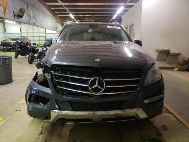 4JGDA5HBXEA268231 - 2014 MERCEDES-BENZ ML 350 4MATIC BLUE photo 5