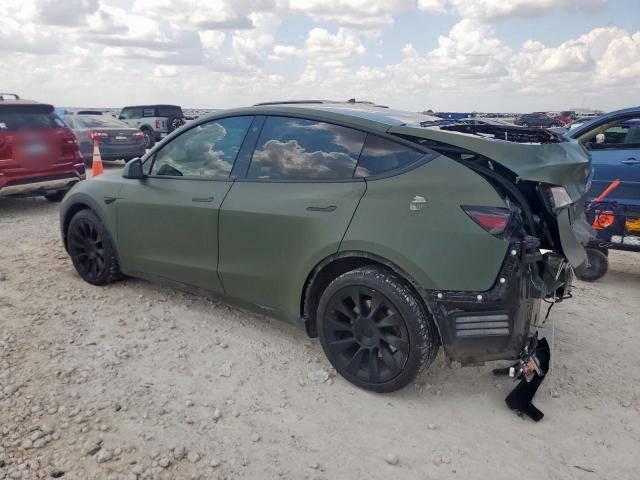 5YJYGDEE8MF077989 - 2021 TESLA MODEL Y Жасыл фото 2