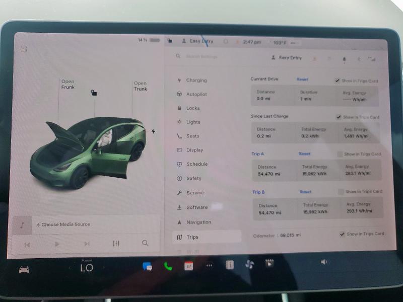 5YJYGDEE8MF077989 - 2021 TESLA MODEL Y Жасыл фото 9