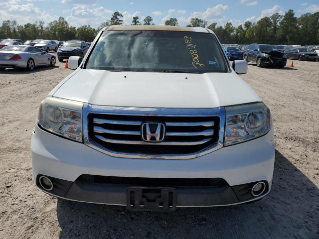 5FNYF3H70DB040994 - 2013 HONDA PILOT EXLN WHITE photo 5