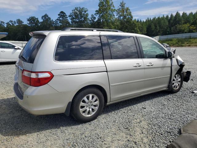 5FNRL388X5B051010 - 2005 HONDA ODYSSEY TOURING SILVER photo 3