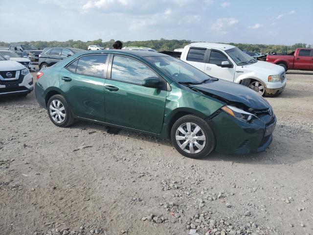 2T1BURHE9GC726313 - 2016 TOYOTA COROLLA L GREEN photo 4