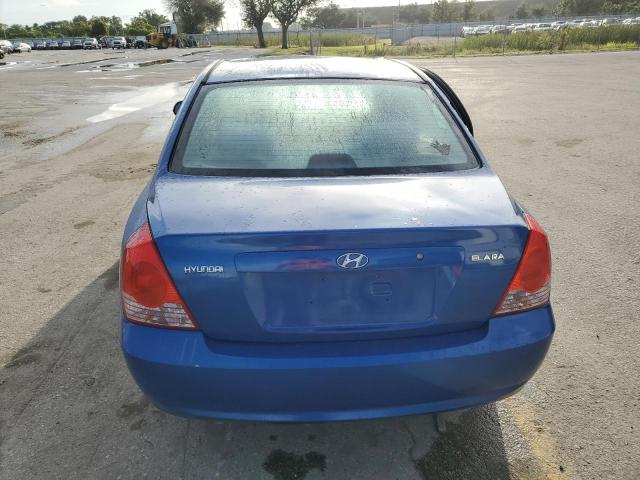 KMHDN46D86U257733 - 2006 HYUNDAI ELANTRA GLS BLUE photo 6