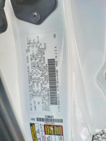 5TFTX4CN2BX006304 - 2011 TOYOTA TACOMA ACCESS CAB Ақ фото 12