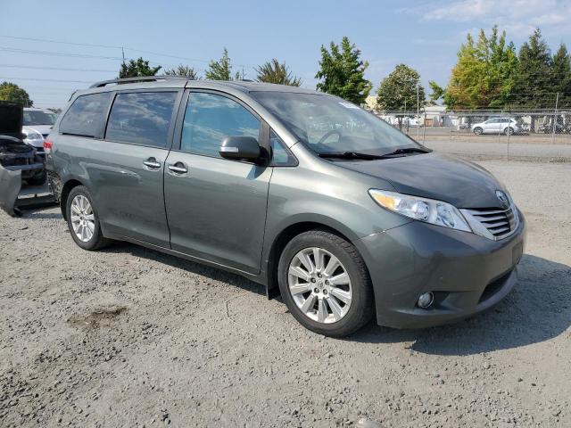 5TDYK3DC5DS370432 - 2013 TOYOTA SIENNA XLE GRAY photo 4