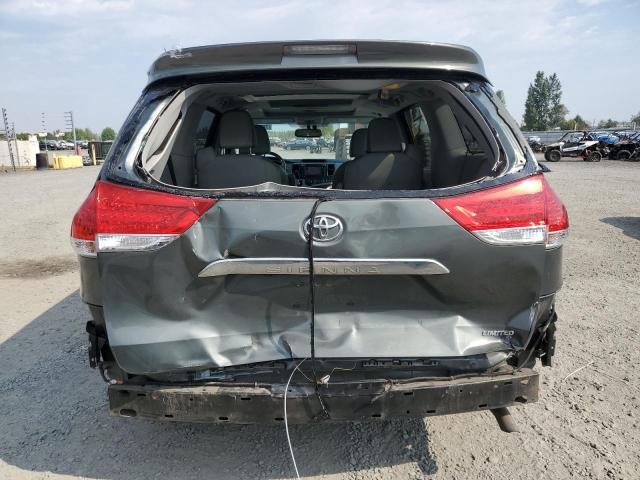 5TDYK3DC5DS370432 - 2013 TOYOTA SIENNA XLE GRAY photo 6