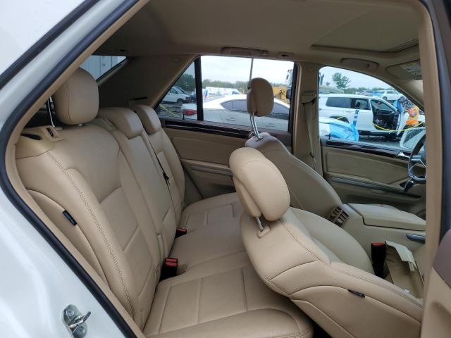 4JGBB8GB7BA715827 - 2011 MERCEDES-BENZ ML 350 4MATIC WHITE photo 11