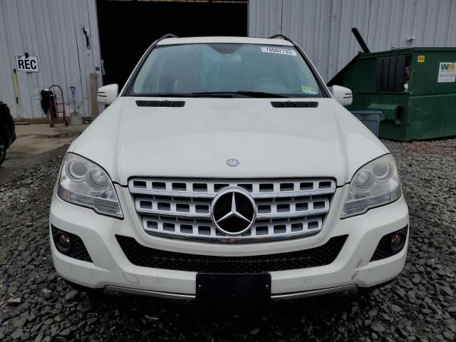4JGBB8GB7BA715827 - 2011 MERCEDES-BENZ ML 350 4MATIC WHITE photo 5