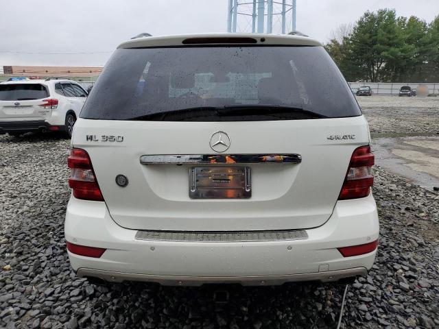 4JGBB8GB7BA715827 - 2011 MERCEDES-BENZ ML 350 4MATIC WHITE photo 6
