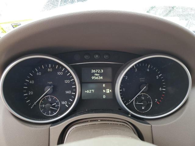 4JGBB8GB7BA715827 - 2011 MERCEDES-BENZ ML 350 4MATIC WHITE photo 9