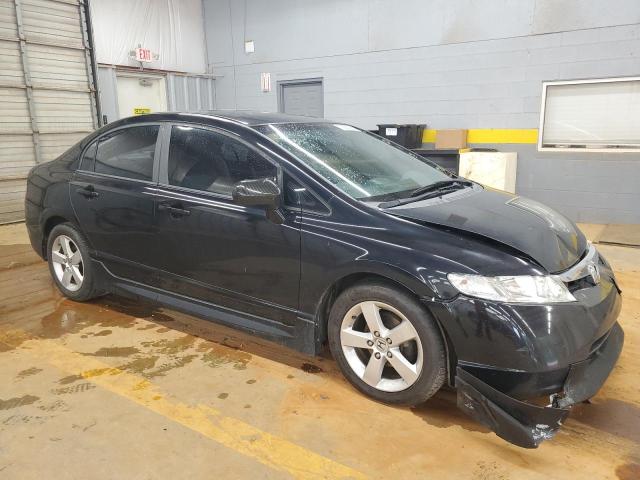 1HGFA16808L089607 - 2008 HONDA CIVIC EX BLACK photo 4