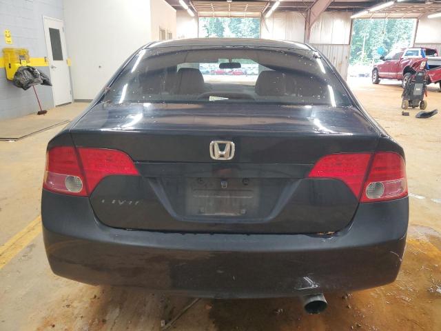 1HGFA16808L089607 - 2008 HONDA CIVIC EX BLACK photo 6
