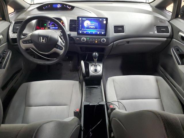 1HGFA16808L089607 - 2008 HONDA CIVIC EX BLACK photo 8