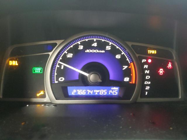 1HGFA16808L089607 - 2008 HONDA CIVIC EX BLACK photo 9