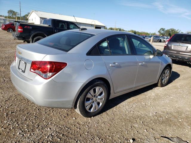 1G1PC5SH4G7137782 - 2016 CHEVROLET CRUZE LIMI LS SILVER photo 3