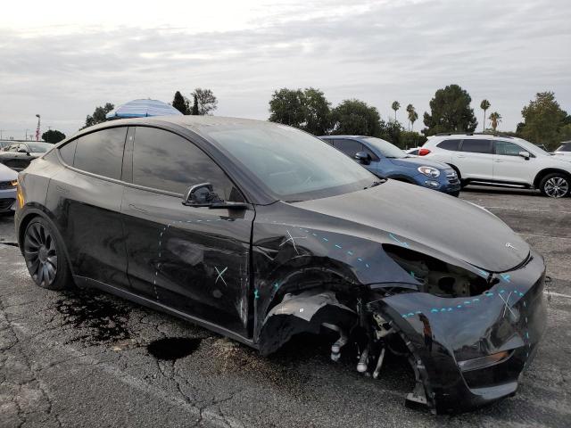 7SAYGDEF8NF485308 - 2022 TESLA MODEL Y 黑色 照片 4