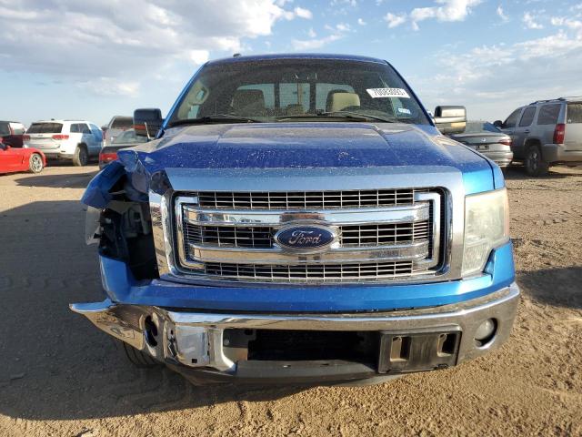 1FTFX1CT1DFE02677 - 2013 FORD F150 SUPER CAB BLUE photo 5