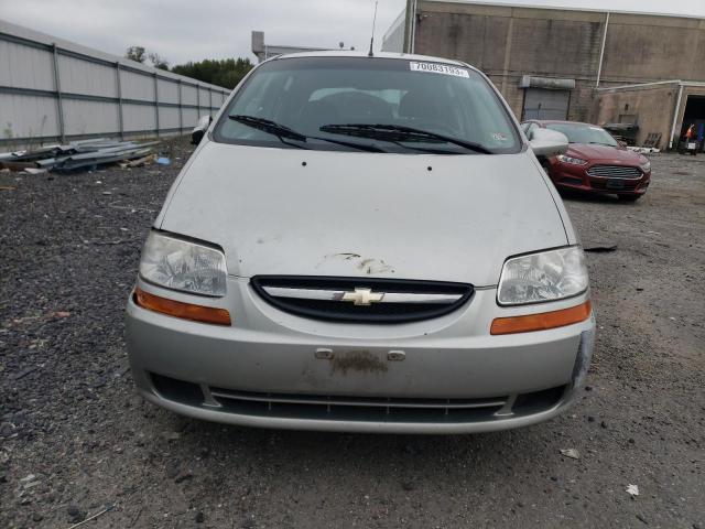 KL1TJ62664B133376 - 2004 CHEVROLET AVEO LS 灰色 照片 5