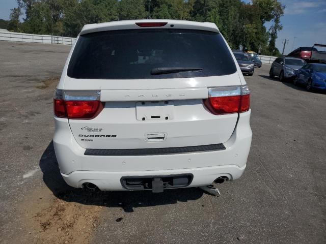 1C4RDJAG9DC688470 - 2013 DODGE DURANGO SXT WHITE photo 6