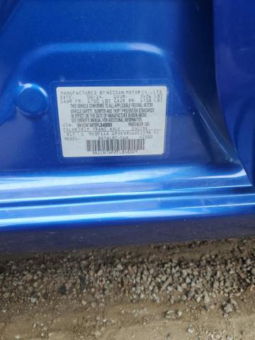 3N1CN7AP2FL848009 - 2015 NISSAN VERSA S BLUE photo 12