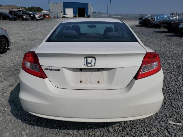 2HGFG3B53DH000738 - 2013 HONDA CIVIC LX WHITE photo 6