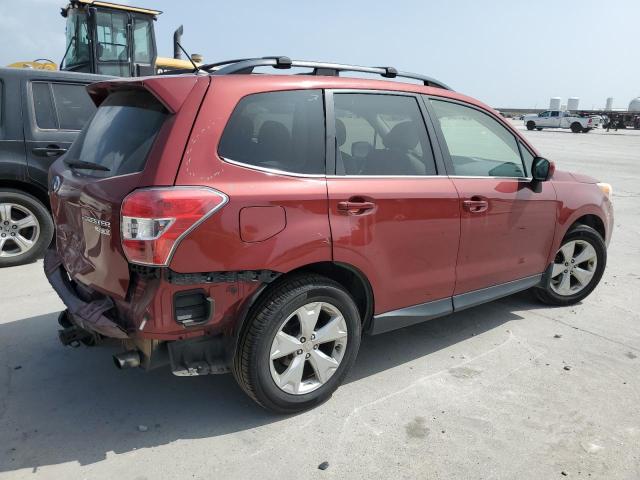 JF2SJAHC2FH597819 - 2015 SUBARU FORESTER 2.5I LIMITED RED photo 3