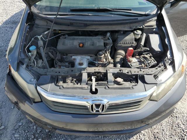 19XFB2F58CE079884 - 2012 HONDA CIVIC LX GRAY photo 11