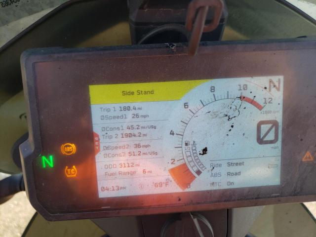 VBKTR6402NM834365 - 2022 KTM 890 ADVENTURE R დამწვარი ფოტო 8