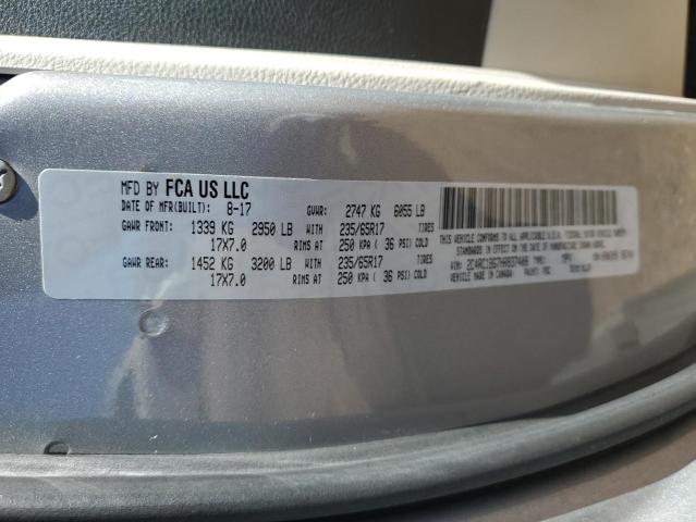 2C4RC1BG7HR837408 - 2017 CHRYSLER PACIFICA TOURING L 银色 照片 13