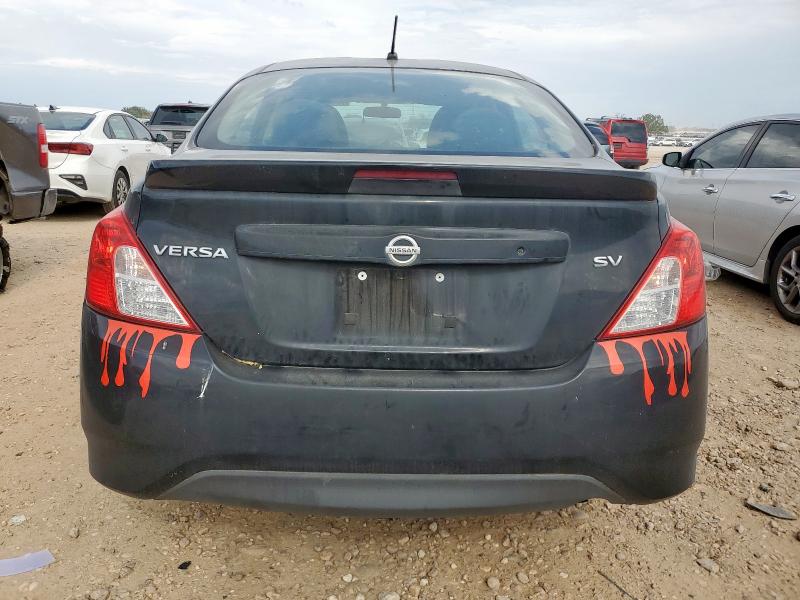 3N1CN7AP9JL843494 - 2018 NISSAN VERSA S BLACK photo 6