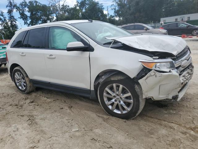 2FMDK3J95DBA06063 - 2013 FORD EDGE SEL Weiß Foto 4
