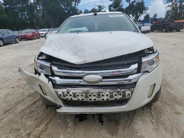 2FMDK3J95DBA06063 - 2013 FORD EDGE SEL Weiß Foto 5