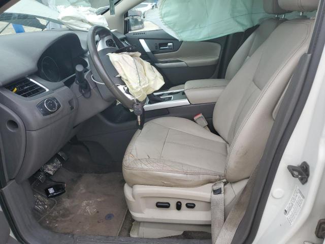2FMDK3J95DBA06063 - 2013 FORD EDGE SEL Weiß Foto 7