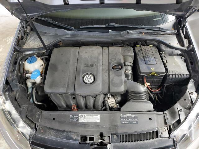 WVWAB7AJ6AW395475 - 2010 VOLKSWAGEN GOLF GRAY photo 11