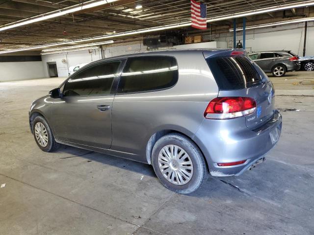 WVWAB7AJ6AW395475 - 2010 VOLKSWAGEN GOLF GRAY photo 2