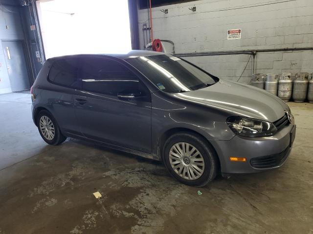 WVWAB7AJ6AW395475 - 2010 VOLKSWAGEN GOLF GRAY photo 4