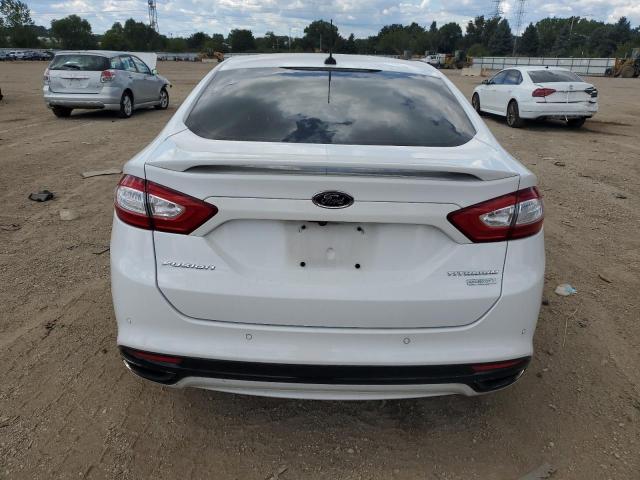 3FA6P0K98DR266282 - 2013 FORD FUSION TITANIUM 白色 照片 6