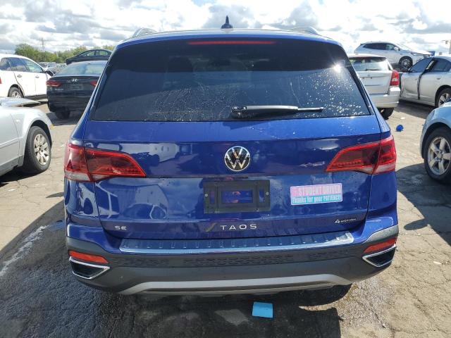 3VVPX7B2XNM071892 - 2022 VOLKSWAGEN TAOS SE IQ DRIVE BLUE photo 6