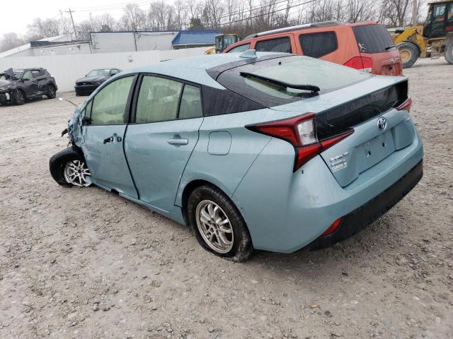 JTDL9MFU0M3025859 - 2021 TOYOTA PRIUS LE BLUE photo 2