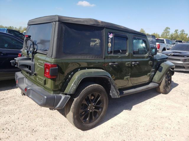 1C4JJXP61MW734928 - 2021 JEEP WRANGLER U SAHARA 4XE GREEN photo 3