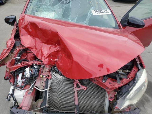 5YFBURHEXEP122766 - 2014 TOYOTA COROLLA L RED photo 11