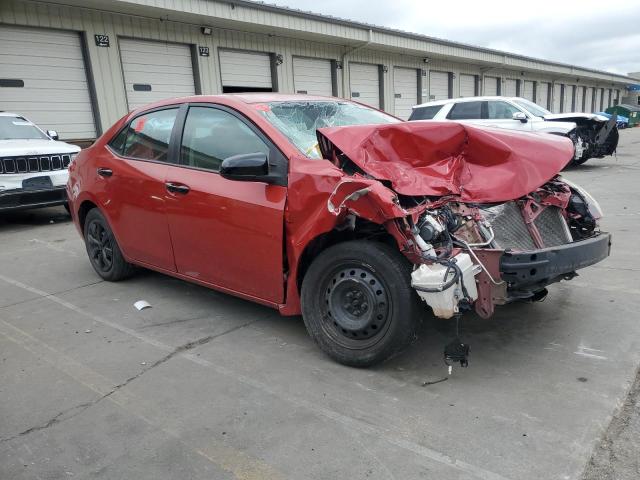 5YFBURHEXEP122766 - 2014 TOYOTA COROLLA L RED photo 4