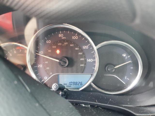 5YFBURHEXEP122766 - 2014 TOYOTA COROLLA L RED photo 9