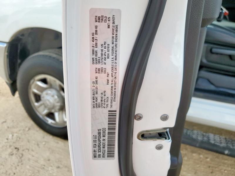 3C6UR5HJ4PG548615 - 2023 RAM 2500 TRADESMAN Ақ фото 12