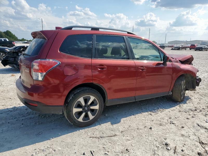 JF2SJAEC1HH450687 - 2017 SUBARU FORESTER 2.5I PREMIUM წითელი ფოტო 3
