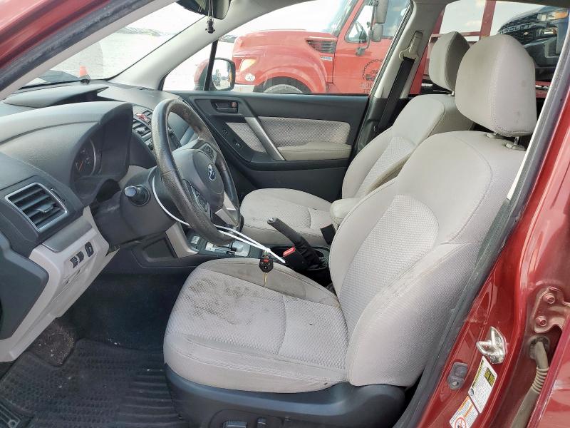 JF2SJAEC1HH450687 - 2017 SUBARU FORESTER 2.5I PREMIUM წითელი ფოტო 7