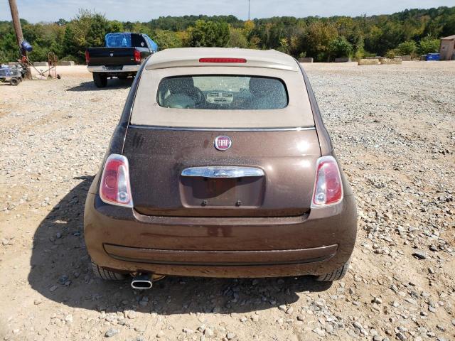 3C3CFFDR9DT652152 - 2013 FIAT 500 POP BROWN photo 6