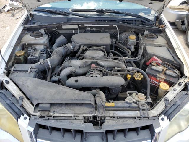 4S4BP61C197319245 - 2009 SUBARU OUTBACK 2.5I WHITE photo 11